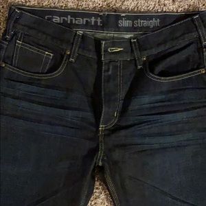 Carhartt dark navy wash jeans brand new